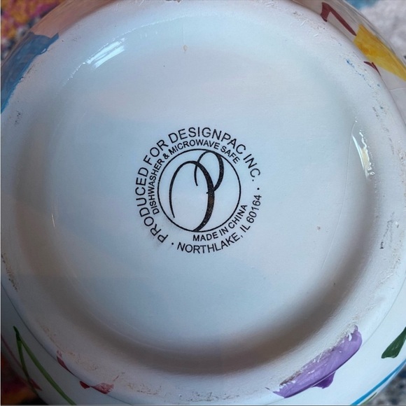 Vintage 1980s/1990s Designpac geometric ceramic pitcher/vase - Picture 9 of 14